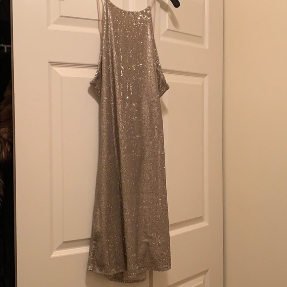 Sequin silver Zara dress - Picture 2 of 4